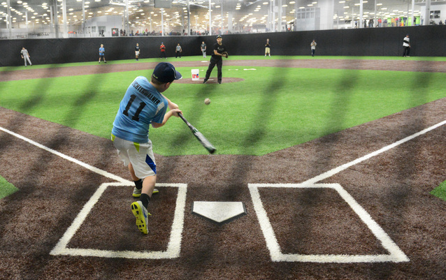 On rainy day, active fun moves indoors